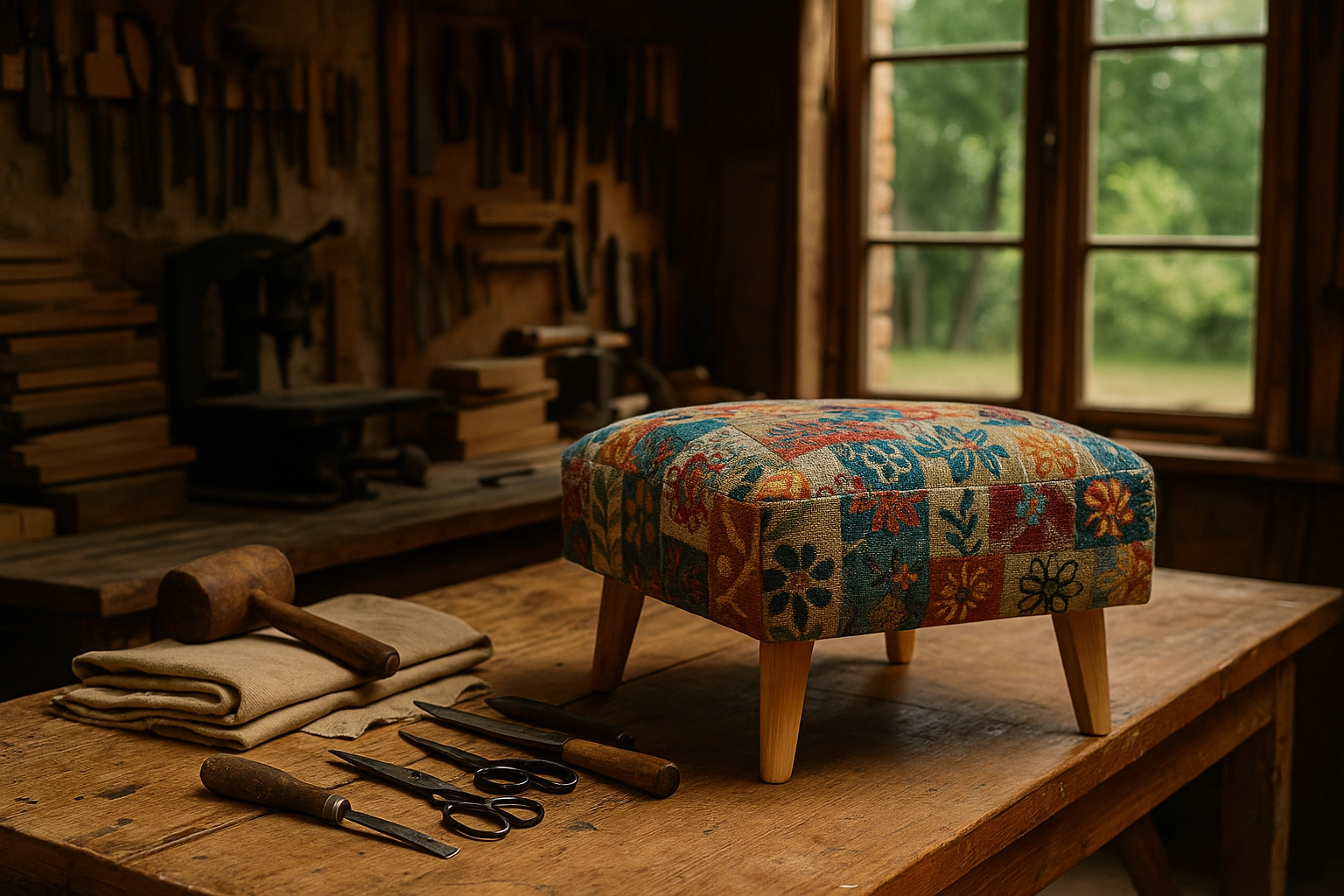 kárpitozás alapjai workshop